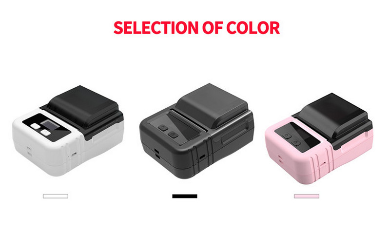 wholesale stocked receipt bill maker bt thermal printer 58mm for jewelry price cable tag label 10